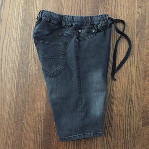 ❤️4/$20 Black faded denim shorts sz XS/S